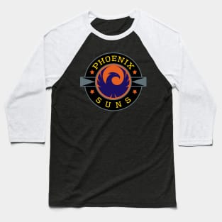 Phoenix Suns Basketball Team Badge Baseball T-Shirt